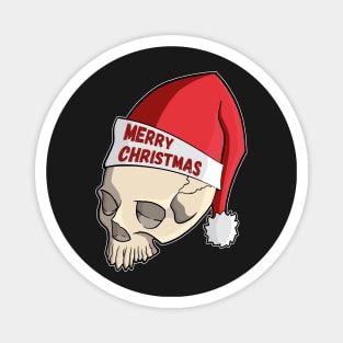 Gothic Skull Head Santa Christmas Funny product Magnet